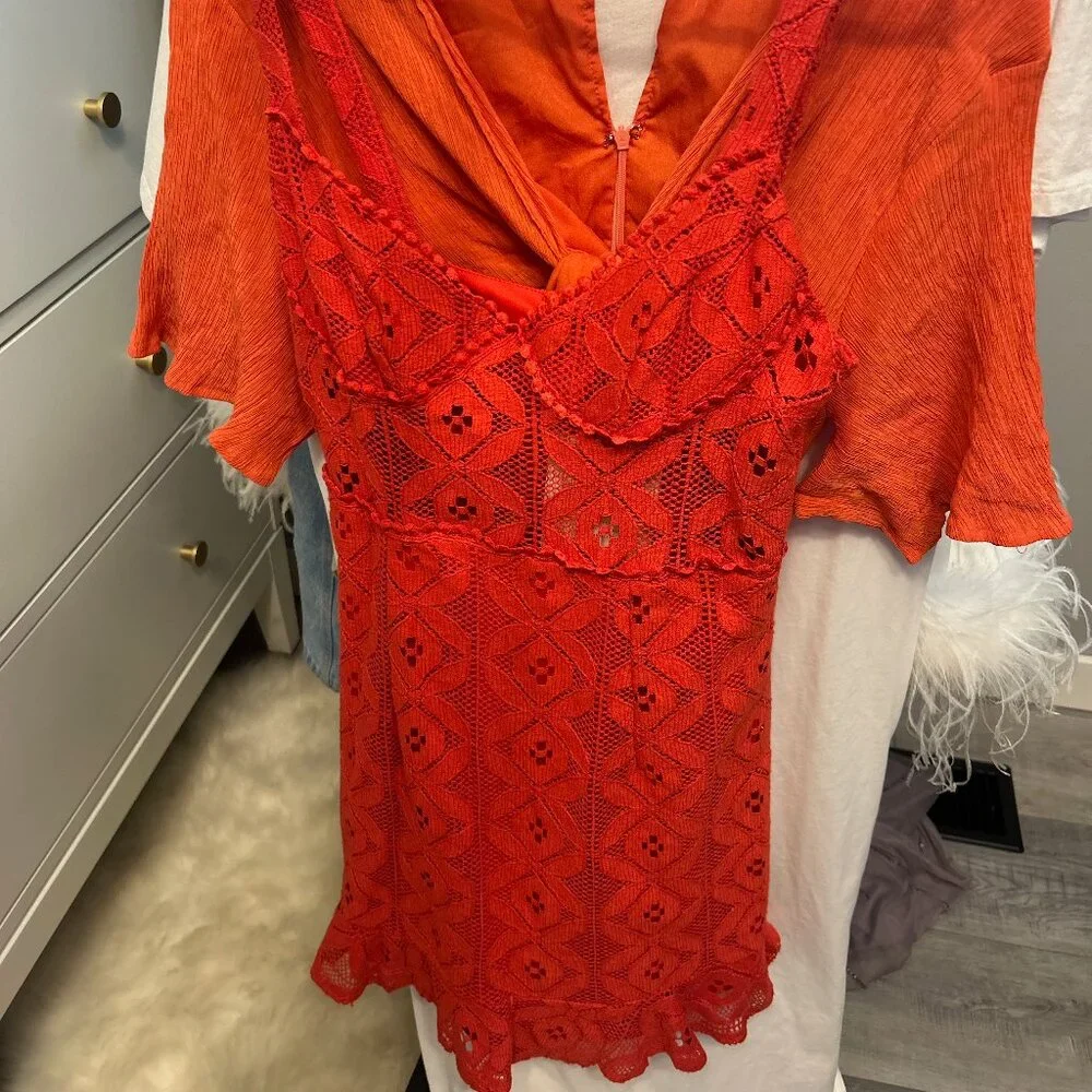 Mini Embroidered Dress - Picture 1 of 4